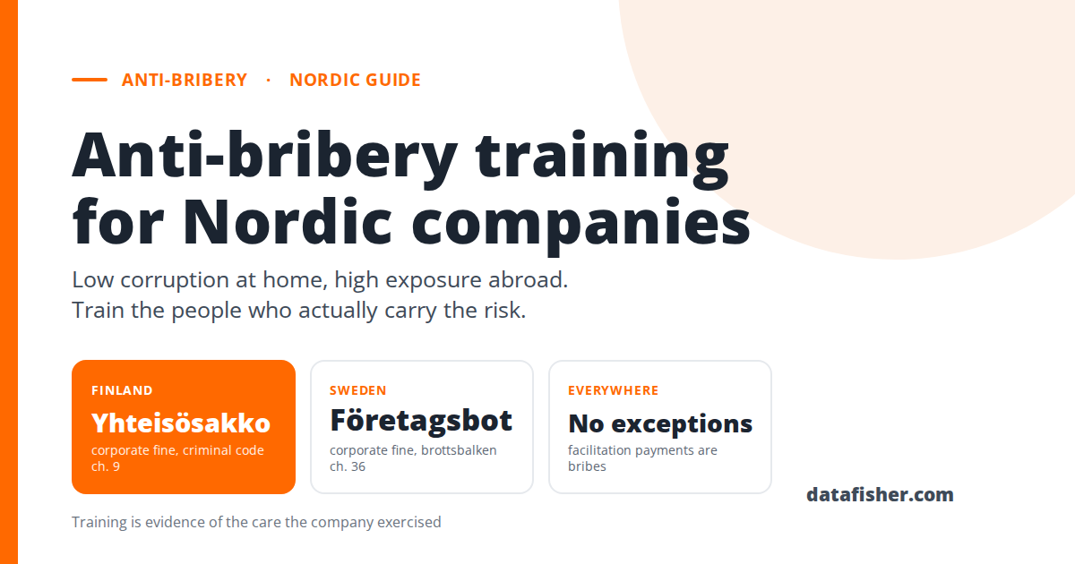 Anti-Bribery Training - A Practical Nordic Guide to Anti-Corruption